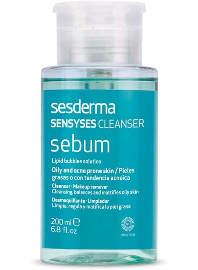 SESDERMA SENSYSES Cleanser Sebum Cleansing Makeup Remover, 200ml